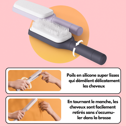 Brushy™ - La brosse à poils rétractables